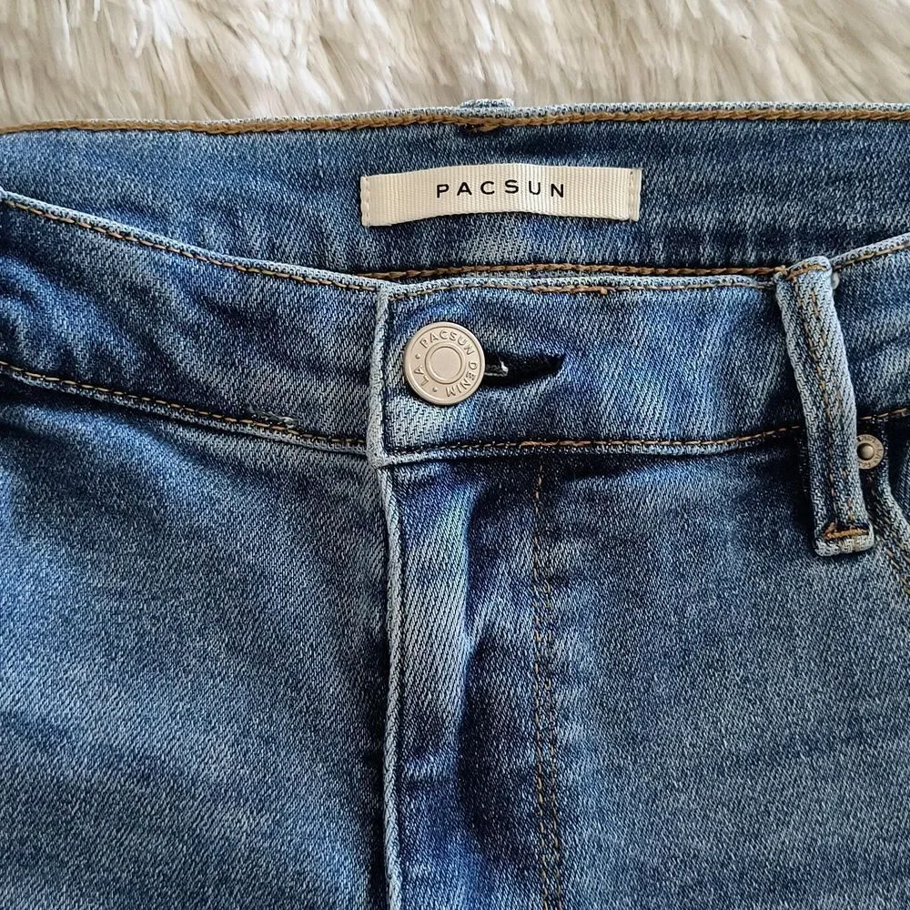 PacSun Perfect Blue Super High Waisted Jeggings